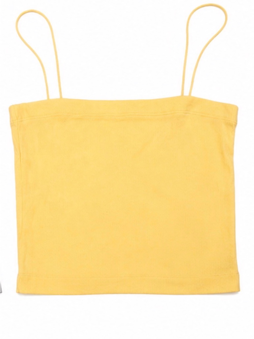 American Eagle Outfitters Sunny Yellow Ribbed Camisole